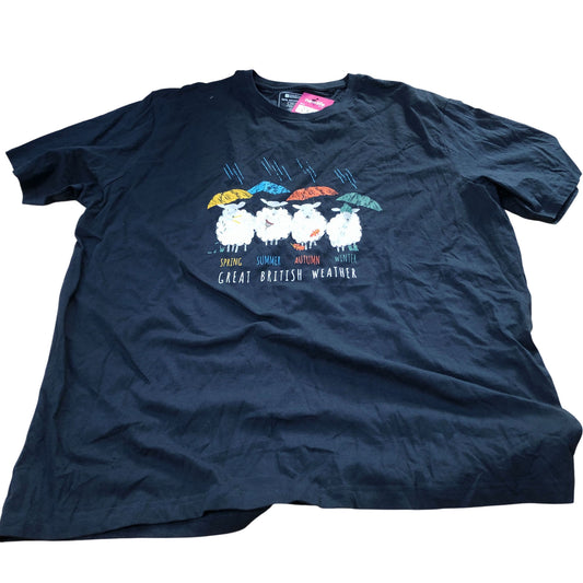 Mountain Warehouse 2 XL T-Shirt Organic Cotton Great British Weather Design