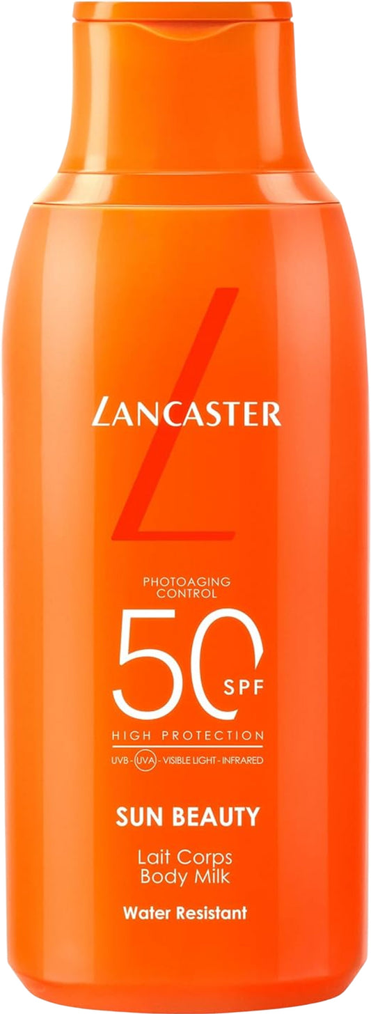 LANCASTER Sun Beauty SPF50 Body Milk 175ml High Protection Water Resistant