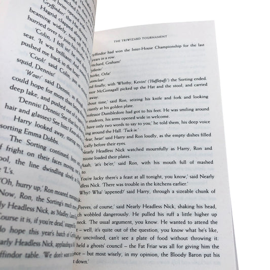 Harry Potter And The Goblet Of Fire J.K. Rowling Bloomsbury Paperback