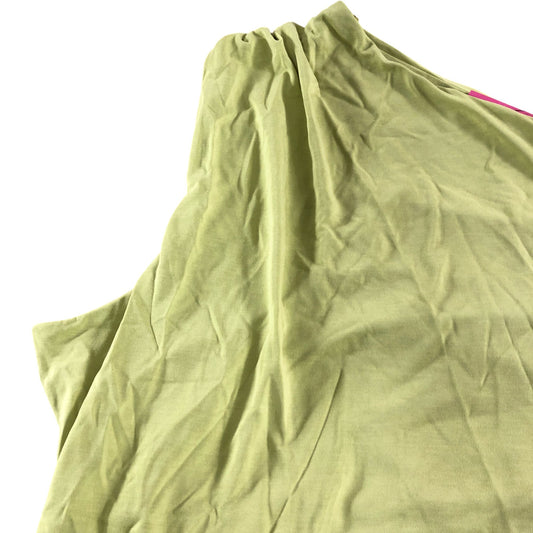 River Island UK XL Women's Short Sleeve Top Green Casual Lightweight Tunic