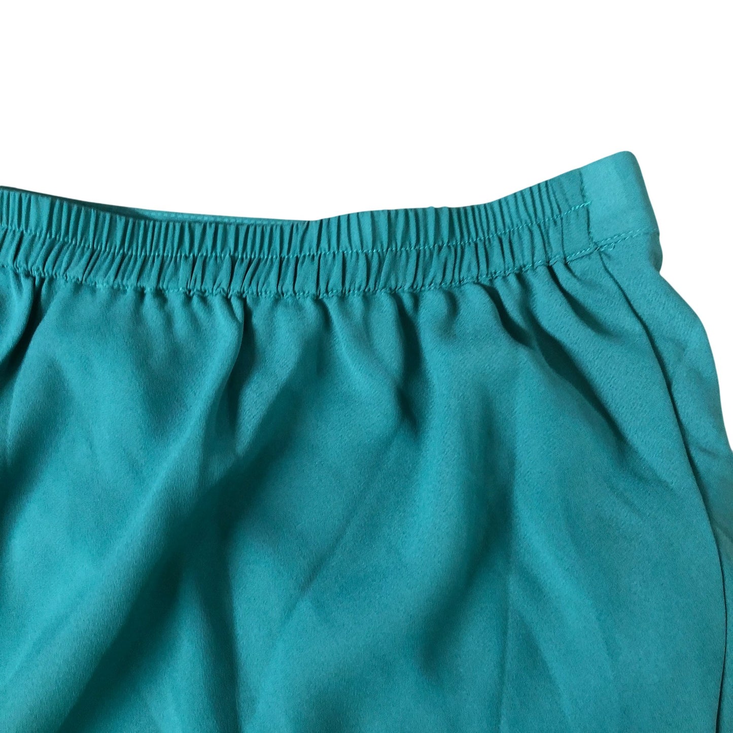 Branded Sage Green Elasticated Back and High Waist Skirt - Size 12