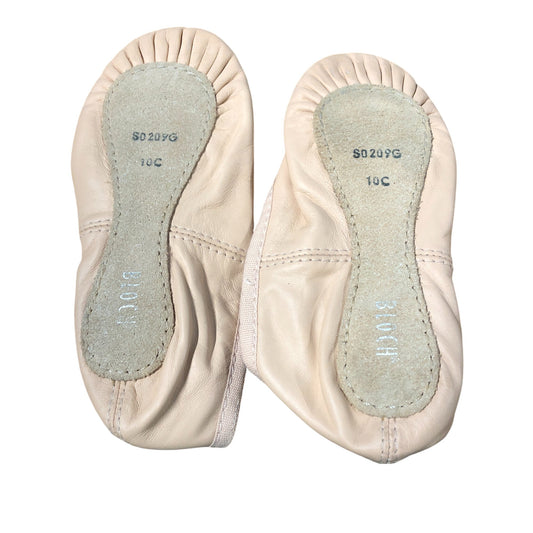 Bloch Leather Ballet Shoes Size UK 10 Children's Dance Footwear Pink Soft Sole