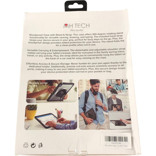 MH Tech Tablet Defence Defender Case For iPad Pro 11 Air 4 5 Black Shockproof