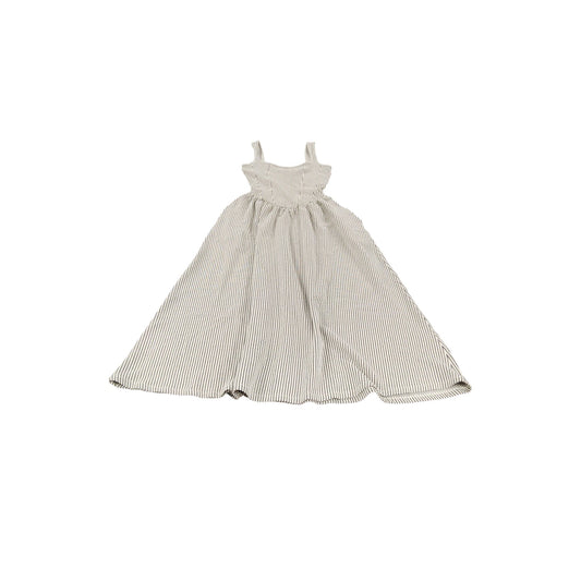 River Island Striped Casual Dress UK8 Women's Sleeveless A-Line Midi