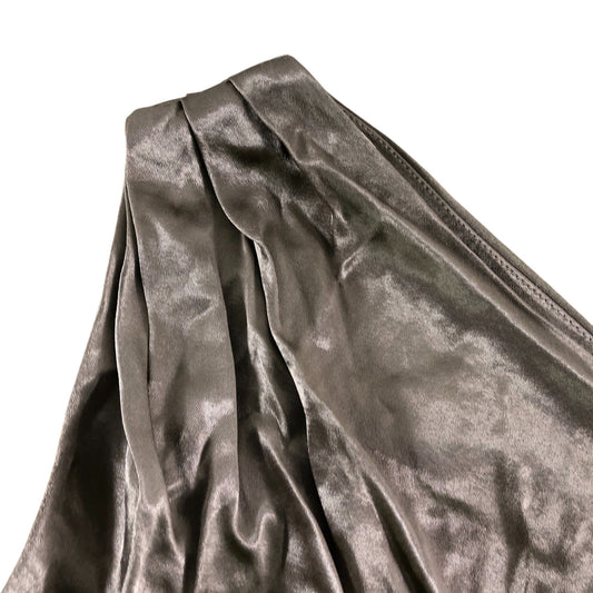 Branded Brown Metallic One Shoulder Top - Size 14
