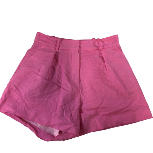 River Island Pink Shorts Women's Casual Style High Waist Fashion UK10