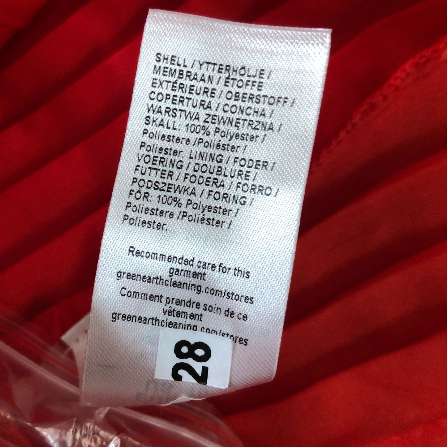 River Island Flared Top Size 10 Women's Pleated Sleeveless Bright Red