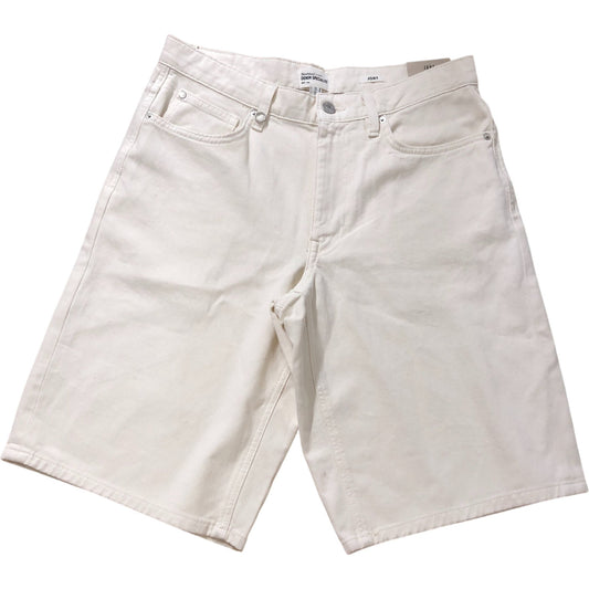 River Island Denim Specialist Jort Shorts W32 Men's Light Beige Cotton Summer