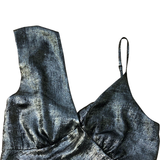 River Island Metallic Effect Camisole Top Size 12
