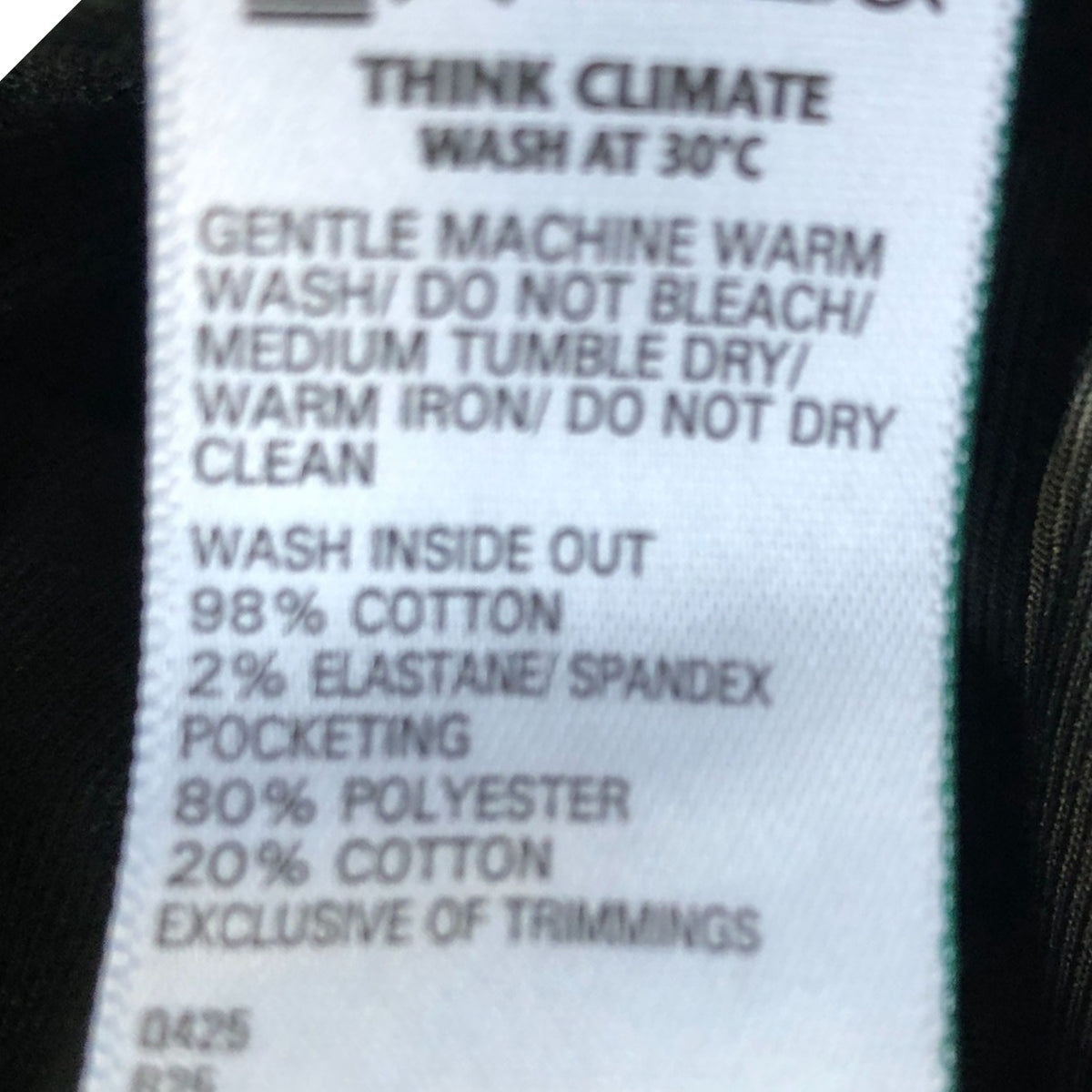 Skinny Fit Chinos Olive Green Cotton Blend Chino Trousers 34"x31"