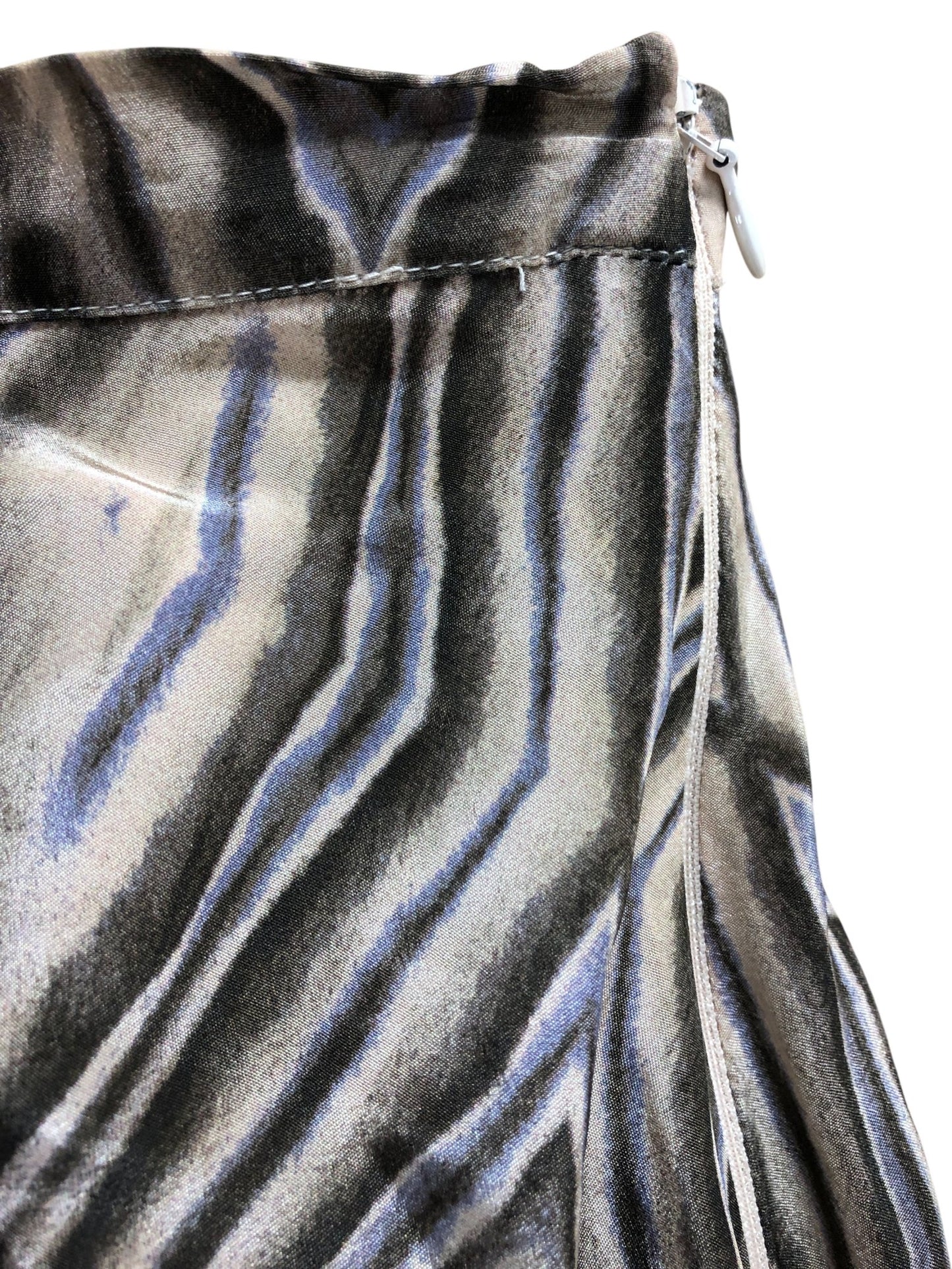 Branded Brown Geometric Skirt - Size 12