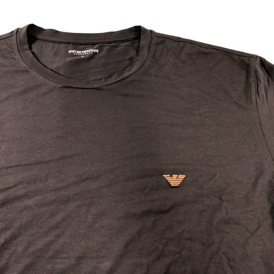 Emporio Armani Brown Soft Modal Long Sleeve T-Shirt - Size XL