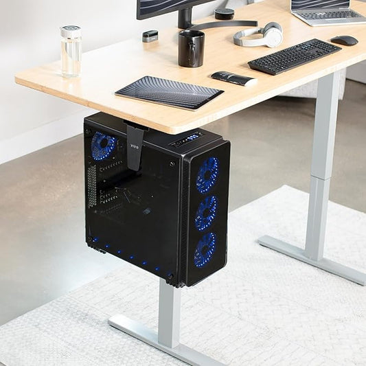 VIVO Adjustable Under Desk and Wall PC Mount, MOUNT PC01