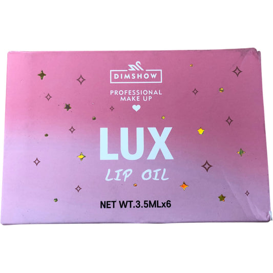 Dimshow Lux Lip Oil Set 3.5ml x6 Professional Makeup Moisturising Gloss