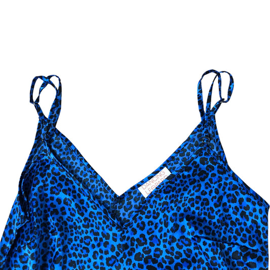 Women's Gabriella Jumpsuit UK6 Blue Ditzy Leopard Print Overall