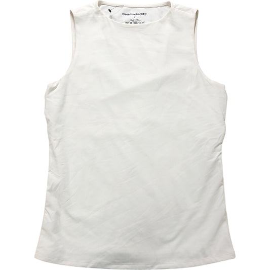 Tank Top Size 10 Women's White Sleeveless Sports Top Activewear