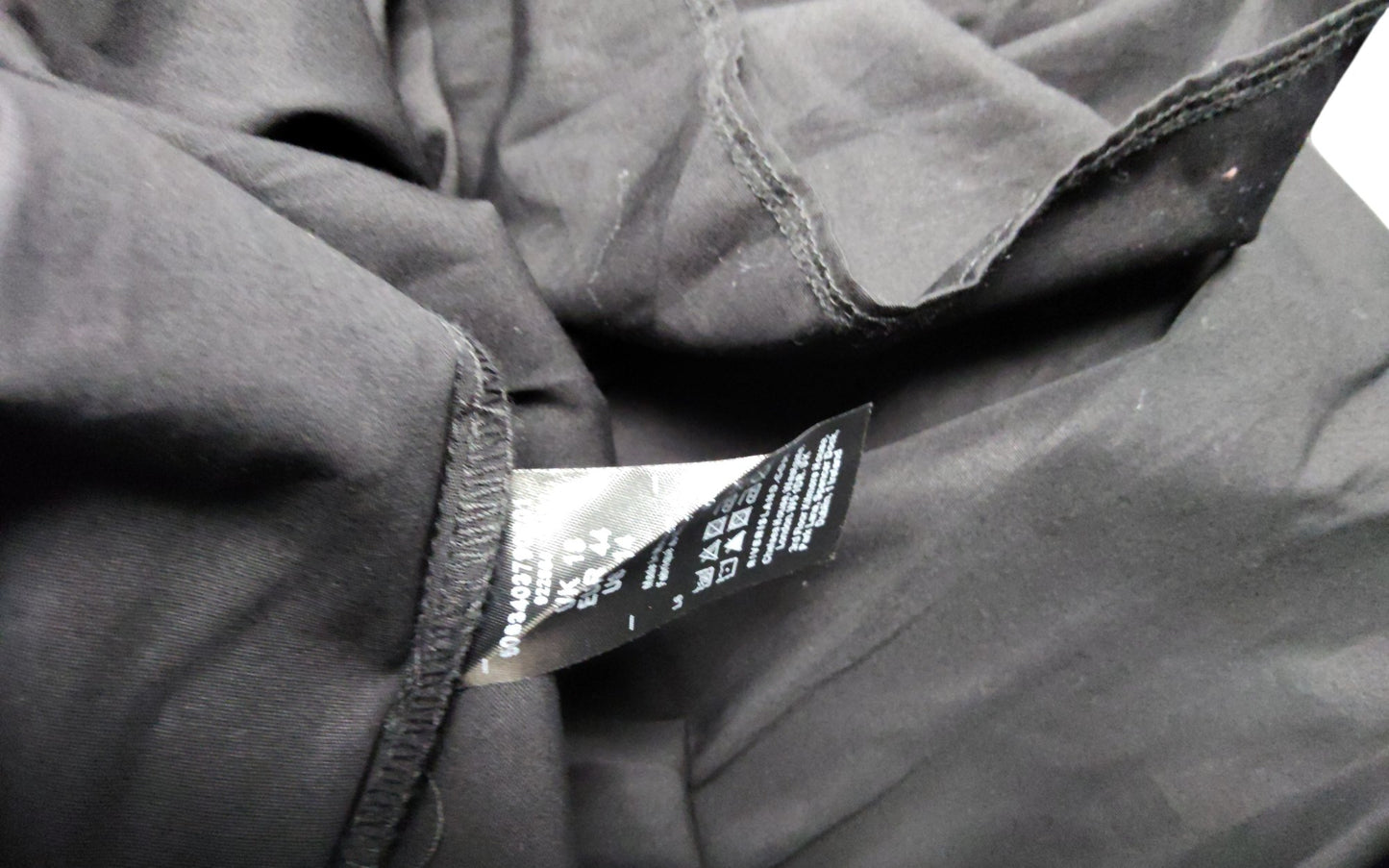 River Island Black Puff Sleeve Midi Dress UK 16 Women's Casual Flared Skirt