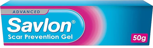 SAVLON Advanced Scar Prevention Gel 50g Skin Care Treatment for Scars