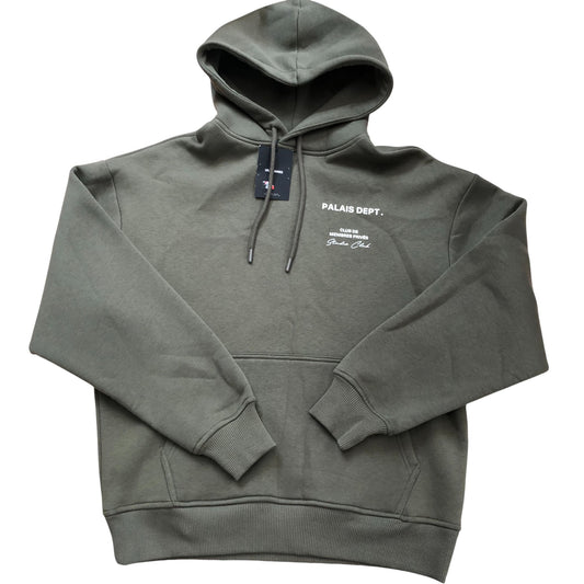 River Island Un Planned Hoodie S Men's Olive Green Cotton Blend Casual Wear