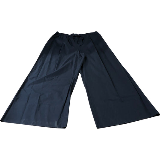 Branded Navy Wide Trousers - Size 18