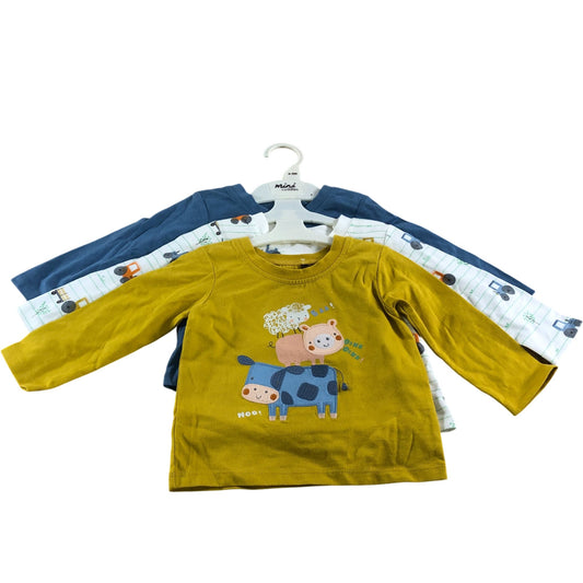 Mini Cuddles Baby Clothes 3 Part Set 6-9 Months Cute Animal Designs
