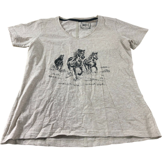 Weird Fish Sand Dune Wild Ponies T-Shirt - Size 12