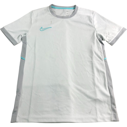 Nike Dri-FIT T-Shirt Size L Boys Sports Activewear Light Grey 12-13 Years