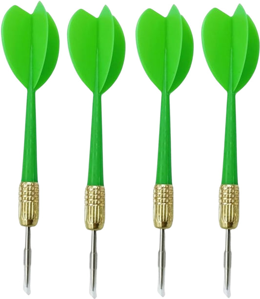 HRLORK Darts Set Mixed Colour Pack Of 4 Indoor Throwing Darts Plastic Tips