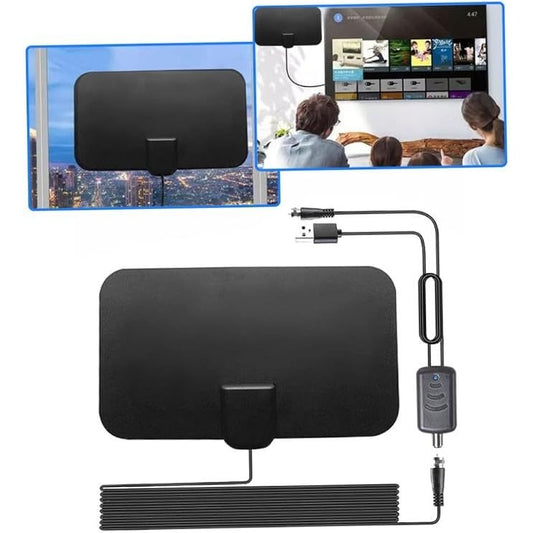 HD Digital TV Aerial Amplified High Gain Freeview Easy Setup Waterproof