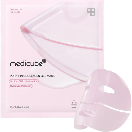 Medicube PDRN Pink Collagen Gel Mask 28g Hydrating Firming Skin Care
