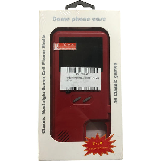 LucBuy Classic Nostalgic Game Phone Case For iPhone 11 Pro Max Red