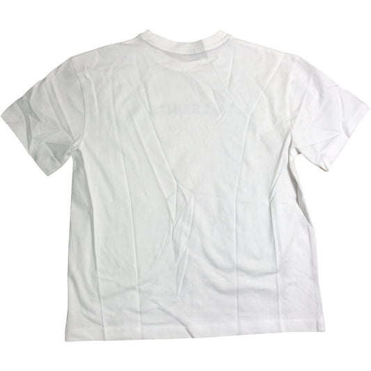 AllSaints Unisex T-Shirt White Casual Short Sleeve Classic Fit 9-10 Years