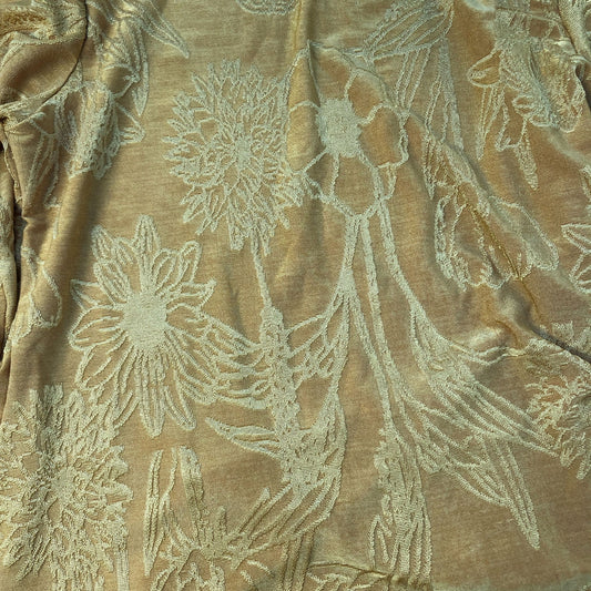 River Island Long Sleeve Sweater Women's Floral Design Yellow Pattern