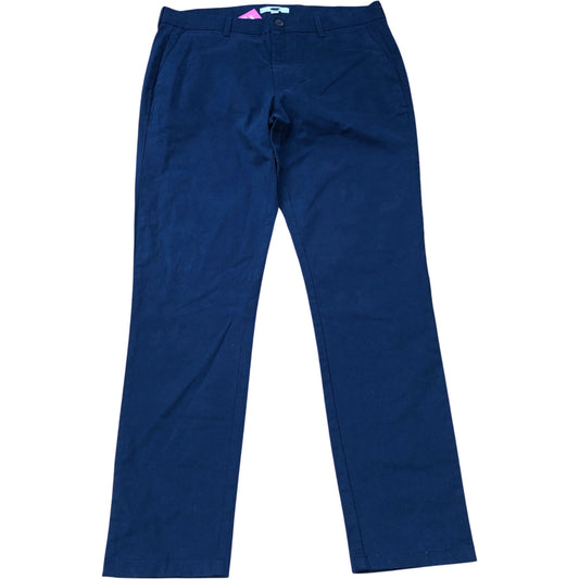 Navy Blue Cotton Stretch Chino Trousers 34"x31"