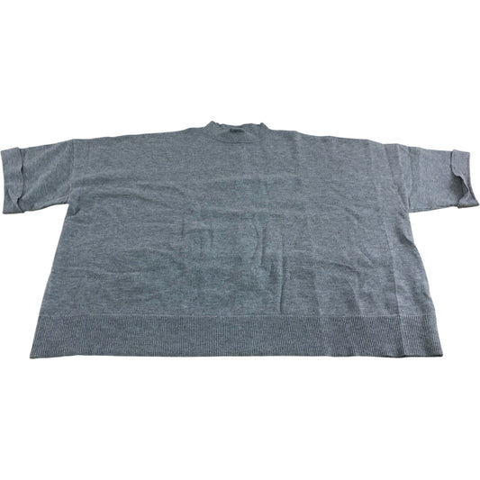 River Island Grey Sweatshirt UK Medium Women's Short Sleeve