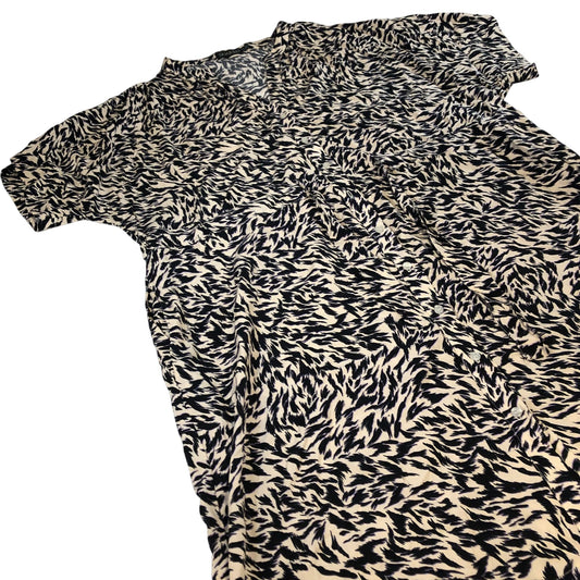 Soaked In Luxury SLarowe Dress SS Women's Beige Black XL