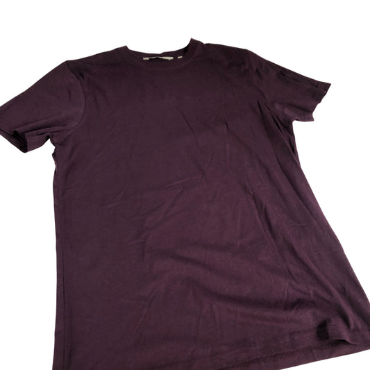 Kangaroo Poo Men's T Shirt Size M Purple 100% Cotton Short Sleeve Casual