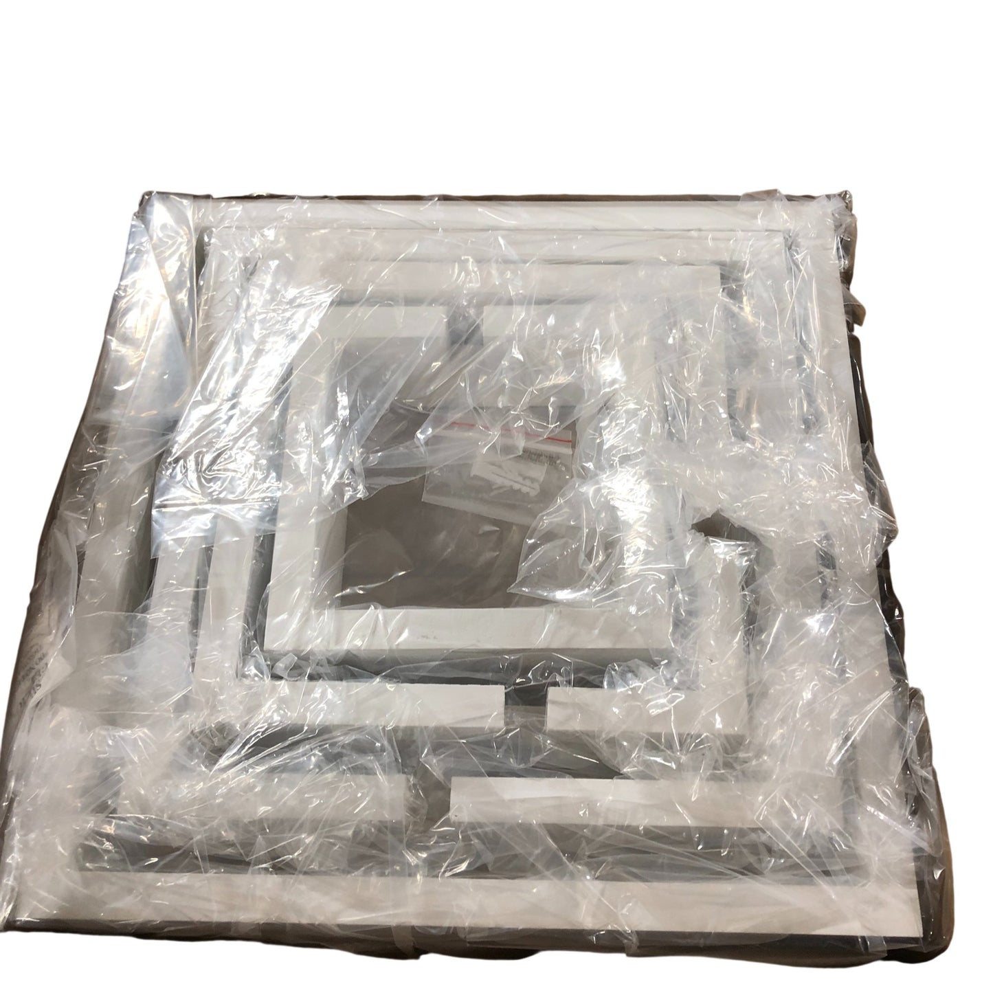 BELLE VOUS Wall Mounted Cube Design Shelves Floating White Shelving