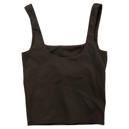 Weekday Soft Stretch Top XXS Women's Brown Activewear Tank Top