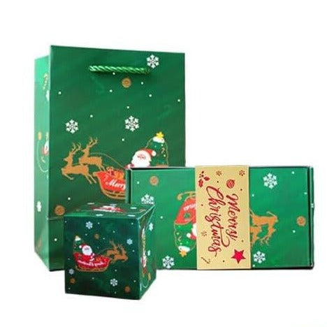 Christmas Pop Up Surprise Money Gift Box Green