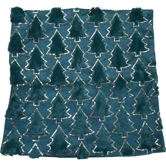 Christmas Tree Cushion Cover Green 45x45cm