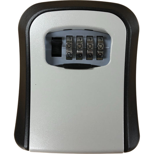 Mangguogo Wall Mounted Key Safe With Combination Lock Outdoor Security Grey