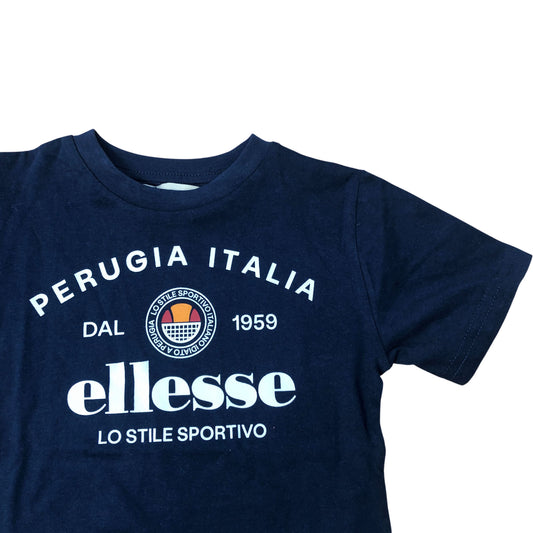 Ellesse Vincent T-Shirt Kids Navy Blue 2-3 Years