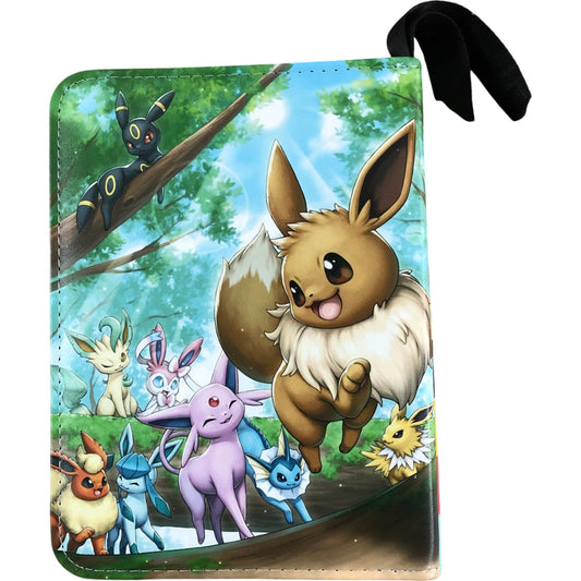 Pokémon Eevee Collection Card Binder Gaming Cards Storage 50 Sleeves
