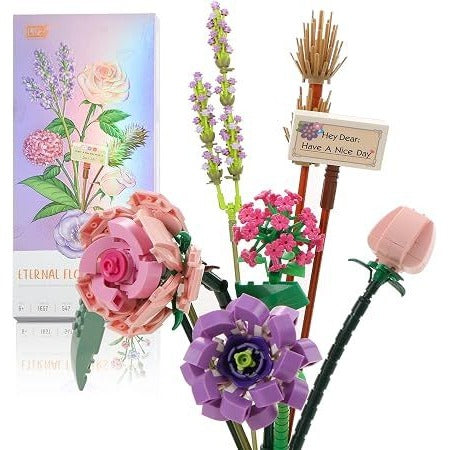 LOZ Eternal Flowers Building Set Mini Model Kit 6 Years Plus Creative Fun