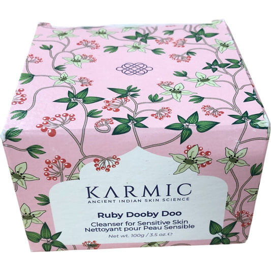 Karmic Ruby Dooby Doo Cleanser For Sensitive Skin 100g Natural Vegan Handmade