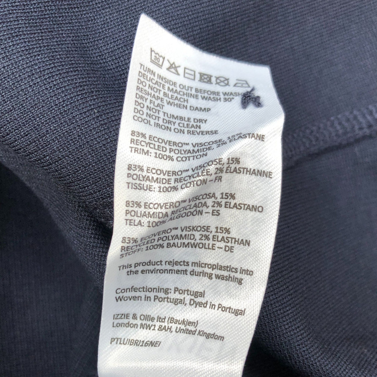 Baukjen Mariposa Ponte Midi Dress Classic Navy Size 10