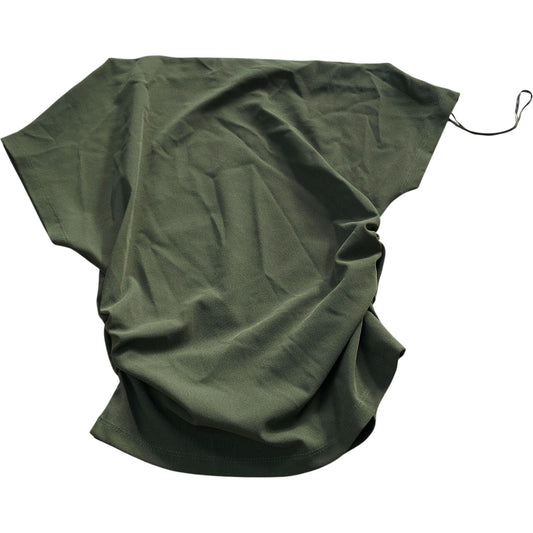 River Island T-Shirt Size 8 Short Sleeve Casual Olive Green Premium Fabric