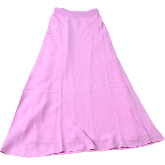 Branded Pink Elasticated Back and High Waist Skirt - Size 6
