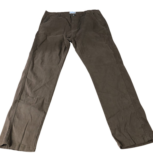 Onfire Casual Trousers W36 L30 Men's Brown Cotton Blend Stretch